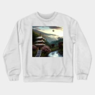 A Journey to the Mysterious Temple in the Woods Crewneck Sweatshirt